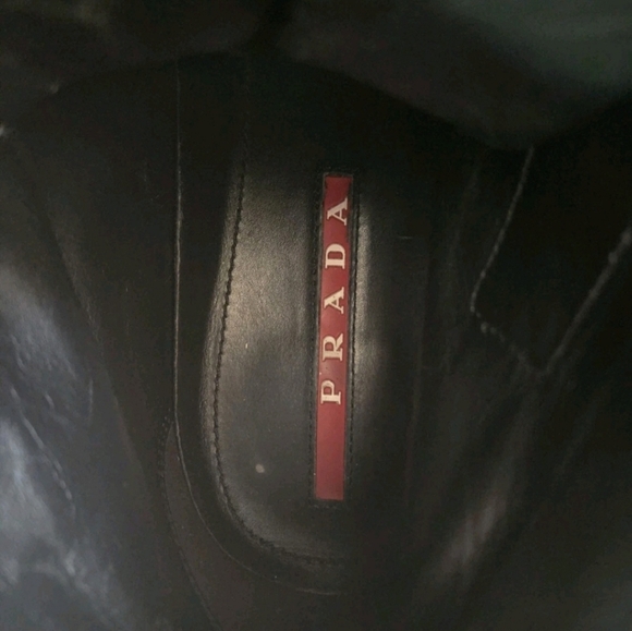 RARE Prada Avenue Suede High-Top Sneaker Gray US Men's Size 10 ( GUC) - Picture 8 of 12